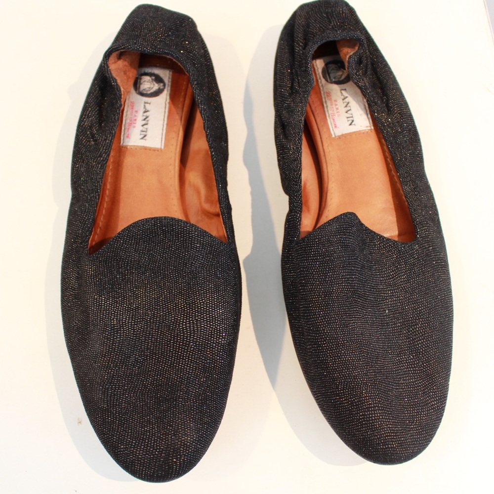 Lanvin black loafers